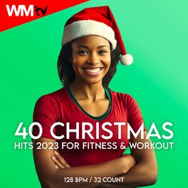 Album cover of 40 Christmas Hits 2023 For Fitness & Workout (40 Unmixed Compilation for Fitness & Workout - 128 Bpm / 32 Count)
