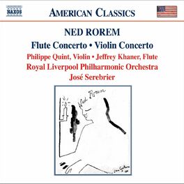 Album cover of Rorem: Violin Concerto - Flute Concerto - Pilgrims