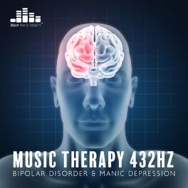 Album cover of Music Therapy 432Hz: Bipolar Disorder & Manic Depression, Calm Your Mind and Brain, Mental Health, Binaural Beats Meditation for P