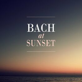 Album cover of Bach at sunset