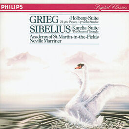 Album cover of Sibelius: Karelia Suite; Swan of Tuonela/Grieg: Holberg Suite