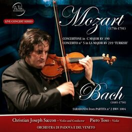 Album picture of Mozart and Bach: Concertone, Concerto e sarabanda