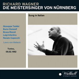 Album cover of Die Meistersinger von Nürnberg sung in Italian