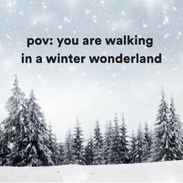 Album cover of pov: you are walking in a winter wonderland