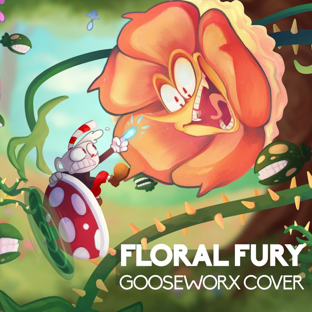 Фурия текст песни. Floral Fury. Floral Fury Cuphead. Floral Fury 1. Floral Fury начало.