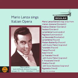 Album cover of Mario Lanza Sings Italian Opera