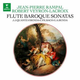 Album cover of Quantz, CPE Bach, F & GA Benda: Flute Baroque Sonatas