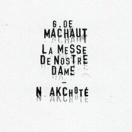 Album cover of Machaut : Messe de nostre dame