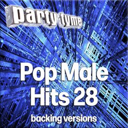 Album cover of Pop Male Hits 28 - Party Tyme (Backing Versions)