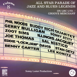 Album cover of All Star Parade of Jazz and Blues Legends, Vol. 8 - The Jazz Saxophones