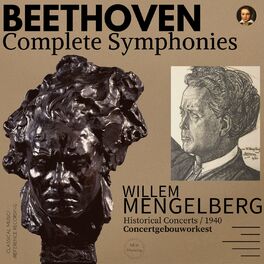 Album cover of Beethoven: The 9 Symphonies by Willem Mengelberg