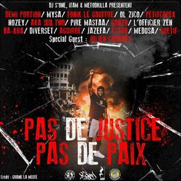 Album cover of Pas de justice, pas de paix