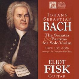Album cover of Bach: The Sonatas and Partitas for Solo Violin, BWV 1001-1006, arr. for guitar