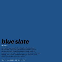 Album cover of blue slate