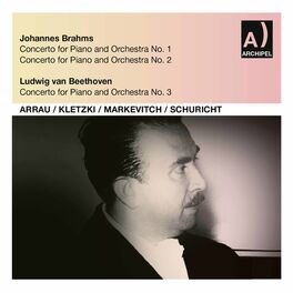 Album cover of Brahms & Beethoven: Piano Concertos (Live)