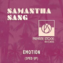 Album cover of Emotion (Sped Up)