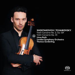 Album cover of Shostakovich: Violin Concerto No. 2, Op. 129 & Tchaikovsky: Violin Concerto, Op. 35