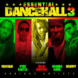 Album cover of Essential Dancehall Vol. 3 Featuring Mavado, Vybz Kartel, Buju Banton, Shabba Ranks & Shaggy