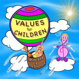 Album cover of Miss Gee & the Strutters: Values for Children