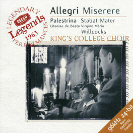 Album cover of Allegri: Miserere / Palestrina: Stabat Mater