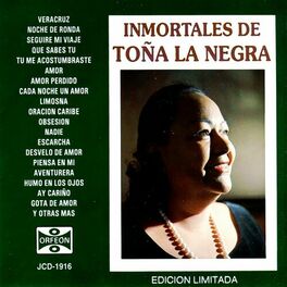 Album cover of Inmortales de Toña la Negra