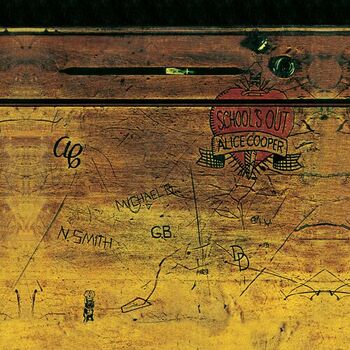 Out Album-Cover Postkarten-Beamten Alice Cooper Schule 