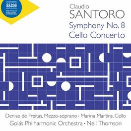 Album cover of Santoro: Symphony No. 8 & Cello Concerto