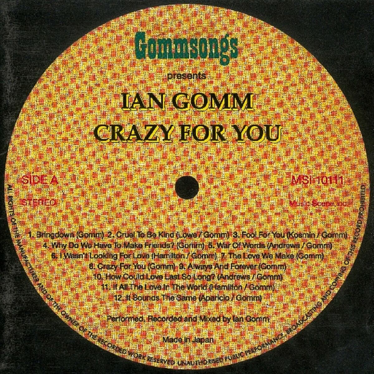Ian Gomm: albums