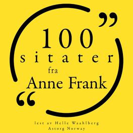 Album cover of 100 sitater fra Anne Frank (Samling 100 sitater fra)