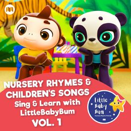 Album cover of Nursery Rhymes & Children's Songs, Vol. 1 (Sing & Learn with LittleBabyBum)