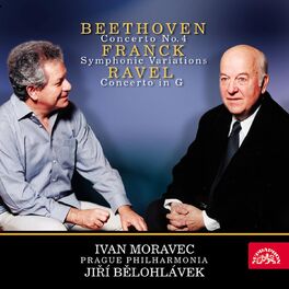 Album cover of Beethoven and Ravel: Piano Concertos - Franck: Symphonic Variations