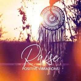 Album cover of Raise Positive Vibrations: Native Flute Music for Deep Meditation, Focus and Stress Relief
