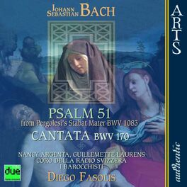 Album cover of Bach: Psalm 51 from Pergolesi's Stabat Mater, BWV 1083 & Cantata, BWV 170
