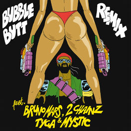Album cover of Bubble Butt (feat. Bruno Mars, 2 Chainz, Tyga) (Mystic Remix)
