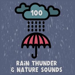 Album cover of 100 Rain Thunder & Nature Sounds
