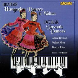 Album cover of Brahms: 21 Hungarian Dances & 16 Waltzes, Op. 39 - Dvořák: Slavonic Dances, Opp. 46 & 72