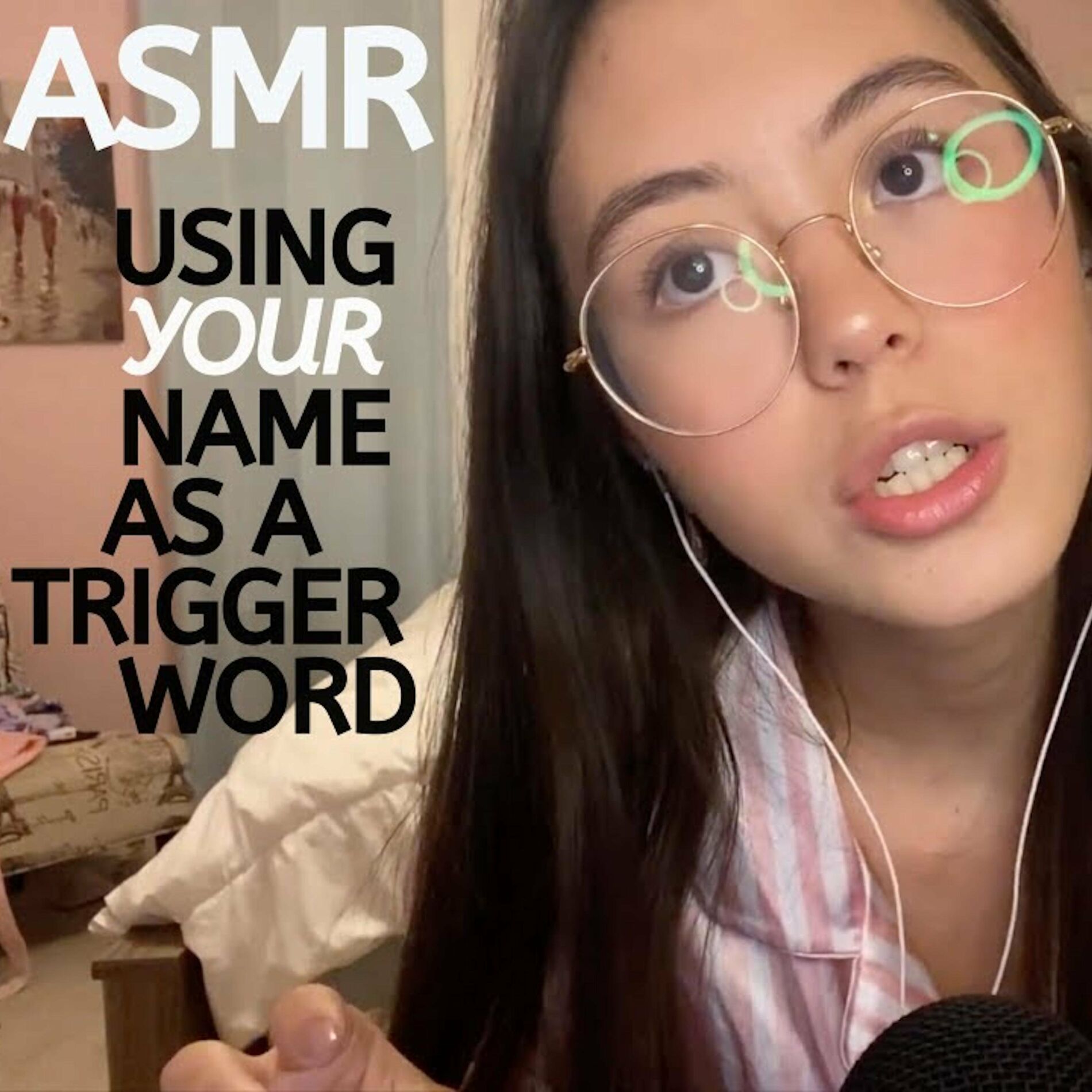 Tiptoe Tingles ASMR - Fast Hand Sounds and Using YOUR Name as a Trigger  Word: letras de canciones | Deezer