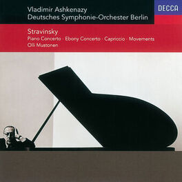 Album cover of Stravinsky: Concerto for Piano & Winds/Ebony Concerto/Capriccio/Movements
