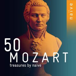 Album cover of 50 Mozart Treasures by Naïve