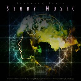 Album cover of Binaural Beats Study Music: Concentration and Nature Sounds for Reading, Soothing Office Music, Alpha Waves, Brainwave Entrainment