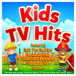 Album cover of Kids TV Hits - The Best Kids Songs, Childrens Music, TV Themes & Kids Party Music Ever! (Best Of)
