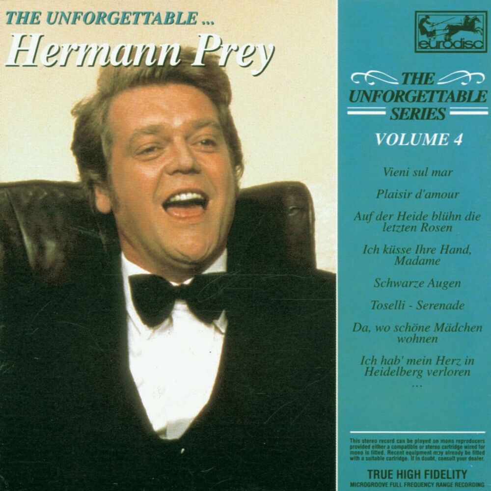 Песня прей слушать. Hermann Prey. Vieni sul Mar композитор.