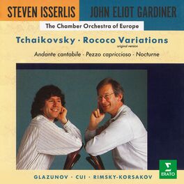 Album cover of Tchaikovsky: Rococo Variations, Andante cantabile, Pezzo capriccioso & Nocturne - Cello Works by Glazunov, Cui, Rimsky-Korsakov