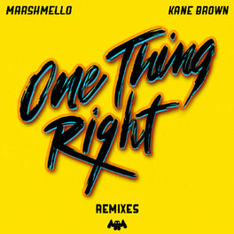 Album cover of One Thing Right (Remixes)
