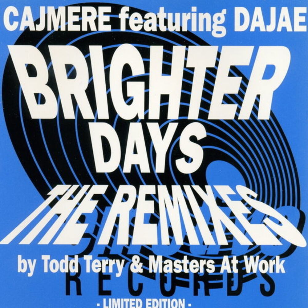 Days master. Cajmere. Masters at work work. Cajmere, Dajae - Brighter Days (DJ E-Clyps Remix). Cajmere Dajae Brighter Days Marco LYS Remix.