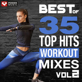 Album cover of Best of 35 Top Hits Workout Mixes Vol. 2 (Unmixed Workout Music Ideal for Gym, Jogging, Running, Cycling, Cardio and Fitness)