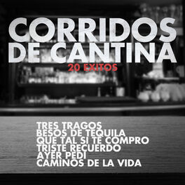 Album cover of Corridos de Cantina, 20 Exitos: Tres Tragos, Besos de Tequila, Que Tal Si Te Compro, Triste Recuerdo, Ayer Pedi, Caminos de la Vid