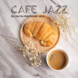 Album cover of Café jazz du matin printanier 2023: Musique lente de bossa nova avec vagues de l'océan pour le travail, Étude, Restauration et dét
