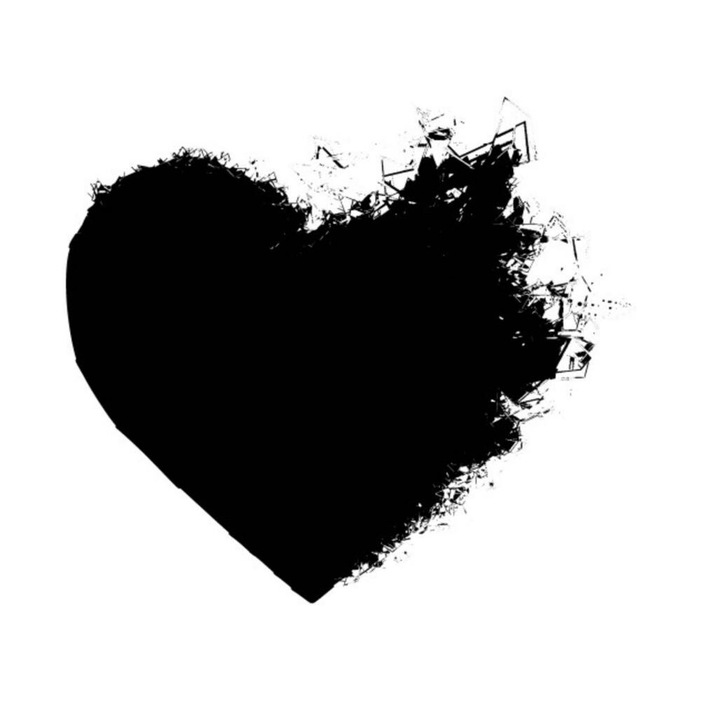 Черные се. Черные сердца. Белое сердце на черном фоне. Сердечко черное. Темное сердце.