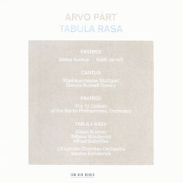 Album cover of Arvo Pärt: Tabula Rasa
